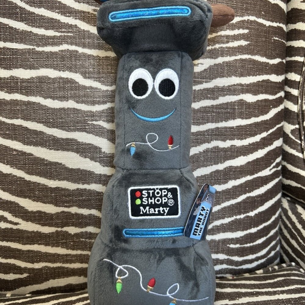Marty plush "REINDEER" Stop & Shop MARTY The Robot Collectible Plush
